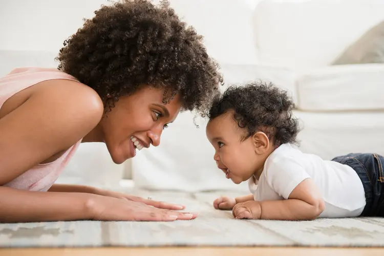 photo of mother with son