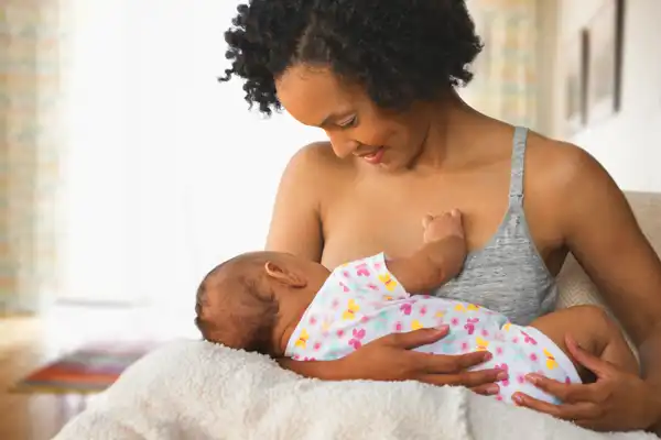 photo of breast feeding mother