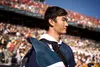 photo of young athlete in stadium