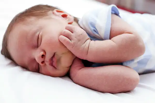 photo of sleeping baby