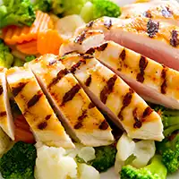 photo of grilled chicken